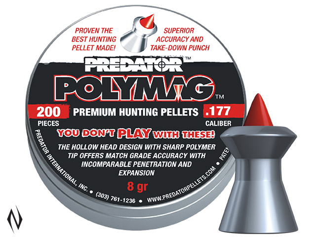 PREDATOR POLYMAG PELLETS 177 CAL 8GR 200 PK Image