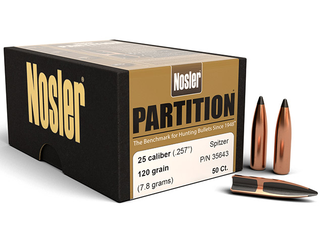 NOSLER 257 120GR PARTITION 50PK Image