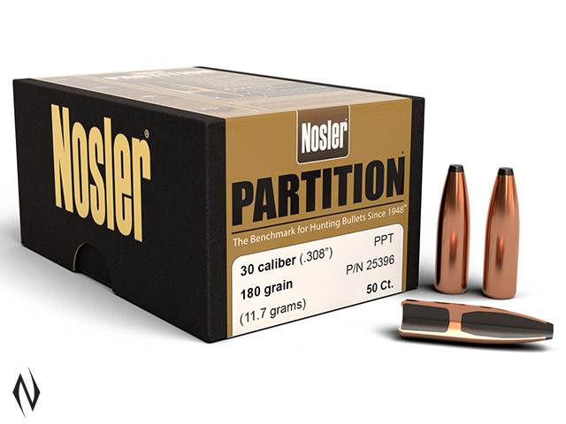 NOSLER 308 180GR PARTITION PROTECTED 50PK Image