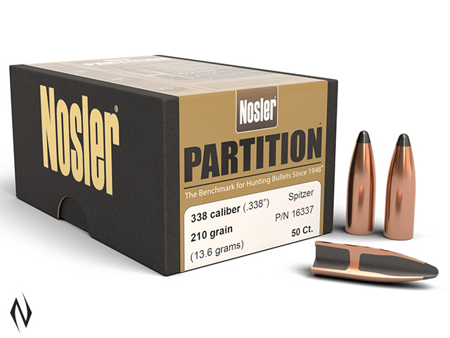 NOSLER 338 210GR PARTITION 50PK Image
