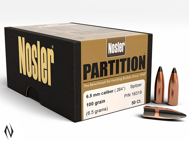 NOSLER 6.5MM 100GR SP PARTITION 50PK Image