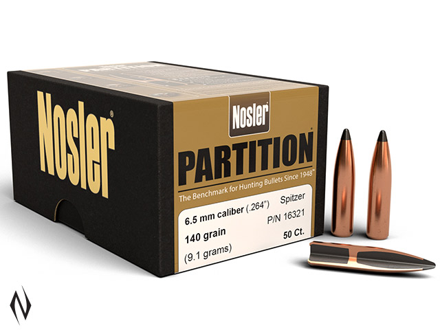NOSLER 6.5MM 140GR SP PARTITION 50PK Image