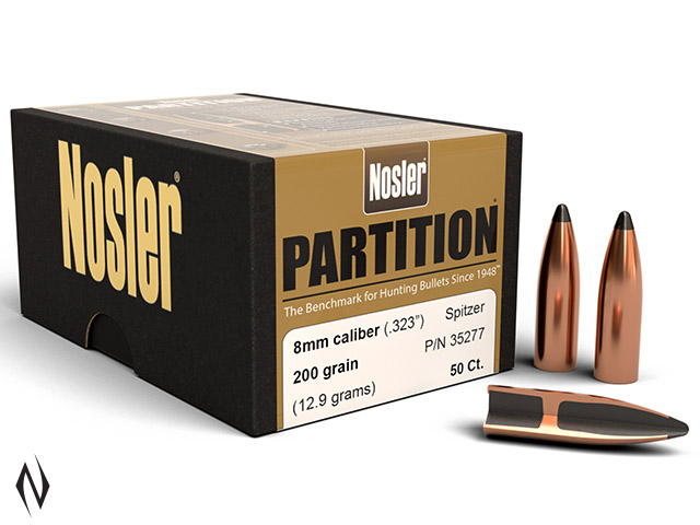 NOSLER 8MM 200GR PARTITION 50PK Image