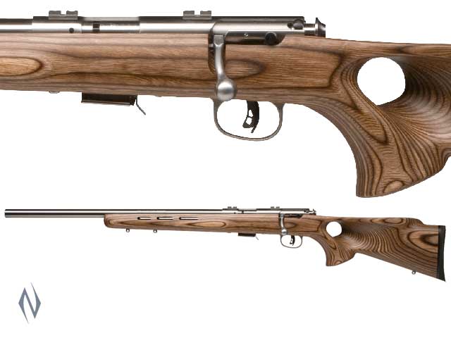 SAVAGE 93 R17 17 HMR BTVLSS S/S THUMBHOLE VARMINT LEFT Image