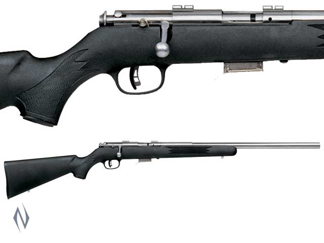 SAVAGE 93 R17 17 HMR FVSS STAINLESS SYNTHETIC VARMINT Image