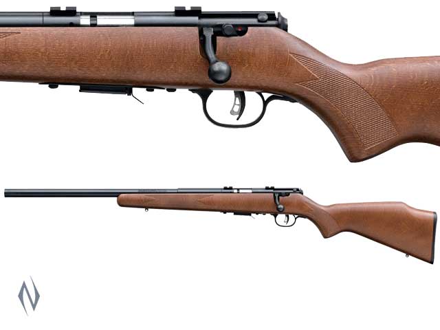 SAVAGE 93 R17 17 HMR GLV BLUED WOOD VARMINT LEFT Image