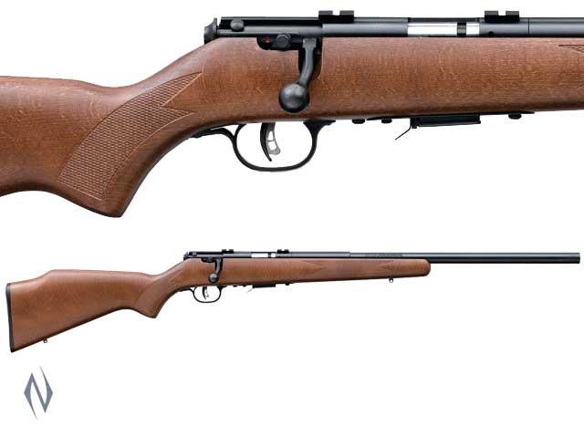 SAVAGE 93 R17 17 HMR GV BLUED WOOD VARMINT Image