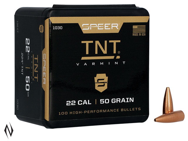 SPEER 224 50GR HP TNT VARMINT 100PK Image