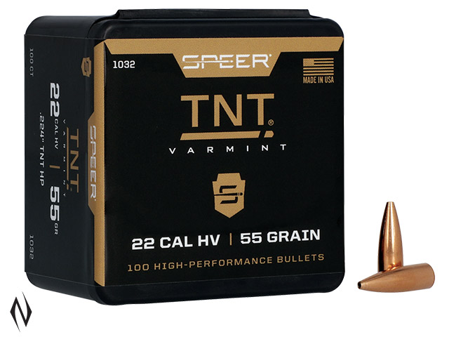 SPEER 224 55GR HP TNT VARMINT 100PK Image