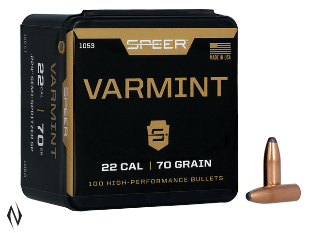 SPEER 224 70GR SEMI SPITZER SP 100PK Image