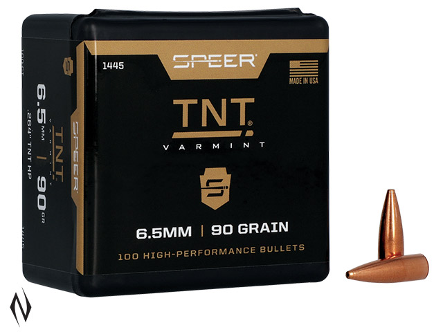 SPEER 6.5MM 90GR HP TNT VARMINT 100PK Image