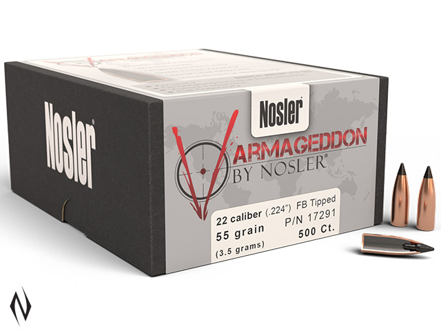 NOSLER 224 55GR TIP VARMAGEDDON 500PK Image