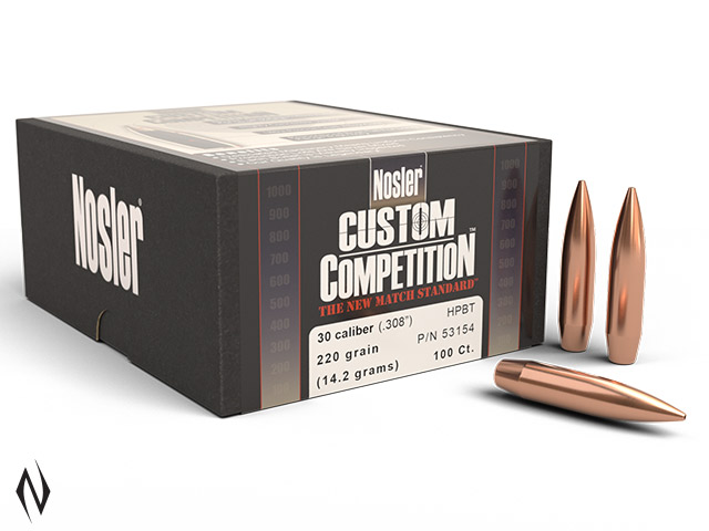 NOSLER 30 220GR HPBT CUSTOM COMP 100PK Image