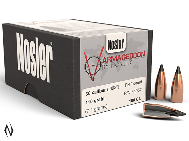 NOSLER 308 110GR TIP VARMAGEDDON 100PK Image
