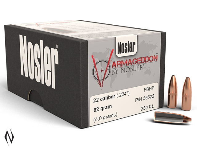 NOSLER 224 62GR HP VARMAGEDDON 250PK Image