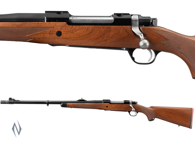 RUGER 77 375 RUGER HAWKEYE AFRICAN BLUED 23" + BRAKE LEFT Image