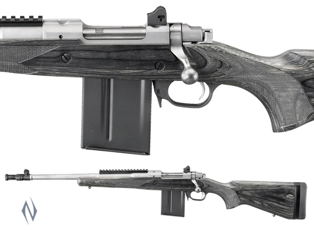 RUGER 77 GUNSITE SCOUT S/S 308 18" FLASH LEFT HAND Image