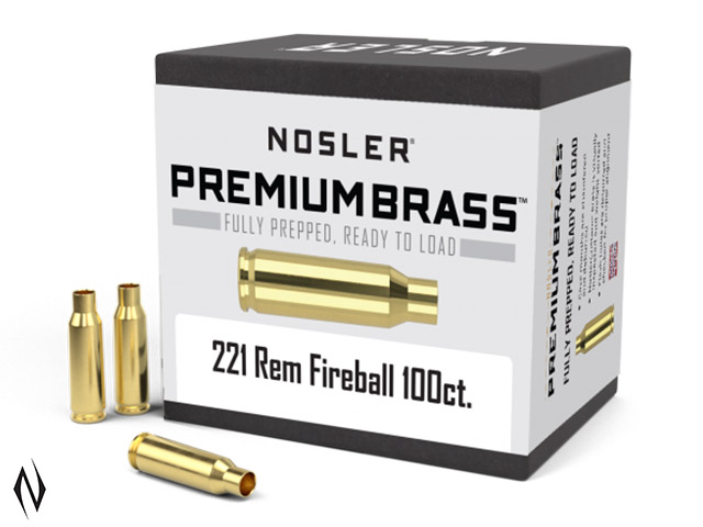 NOSLER CUSTOM BRASS 221 REM FIREBALL 100PK Image