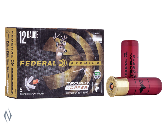 FEDERAL 12G 300GR TROPHY COPPER SABOT SLUG Image