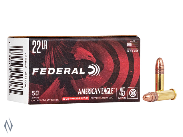 FEDERAL 22LR 45GR SUPPRESSOR AMERICAN EAGLE Image
