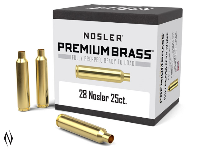 NOSLER CUSTOM BRASS 28 NOSLER 25PK Image