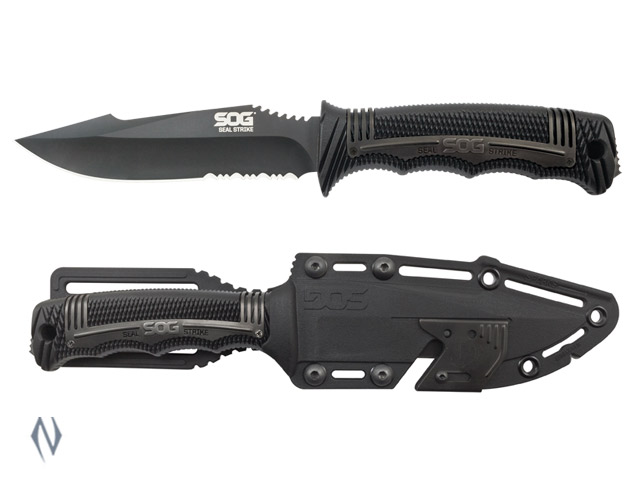 SOG SEAL STRIKE BLACK TINI WITH DELUXE SHEATH Image
