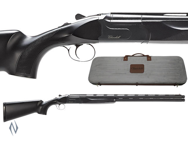 AKKAR CHURCHILL 12G 30" SPORTER EJECTOR BLACK SYNTHETIC Image