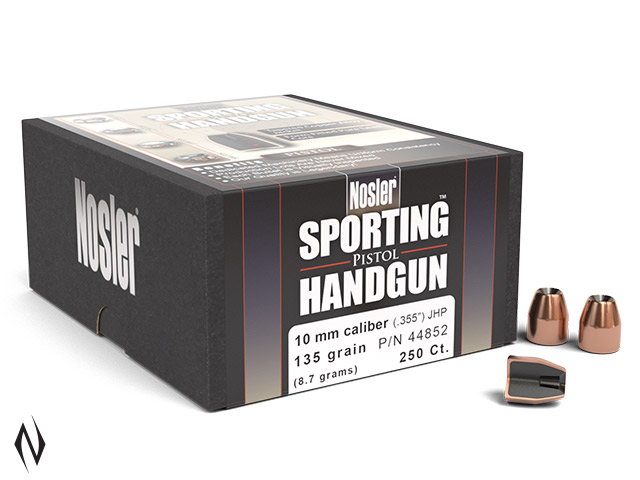 NOSLER 10MM 135GR JHP HANDGUN 250PK Image