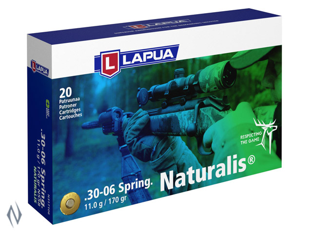 LAPUA AMMO 30-06 SPR 170GR NATURALIS Image