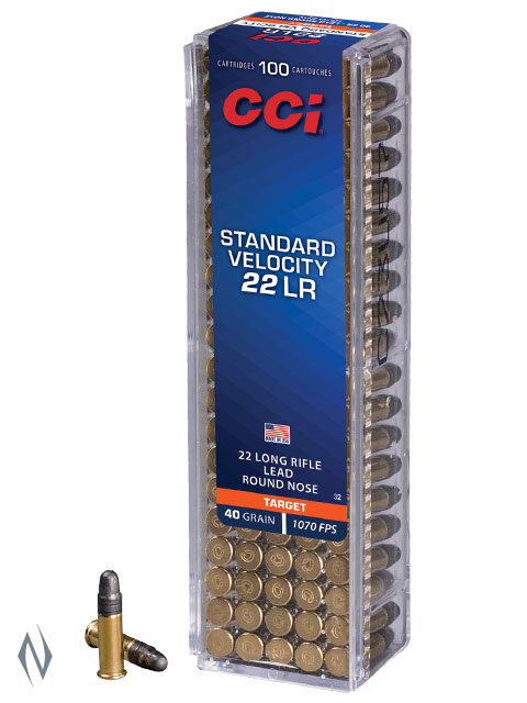 CCI 22LR SOLID 40GR SV 100 PK 1070FPS Image