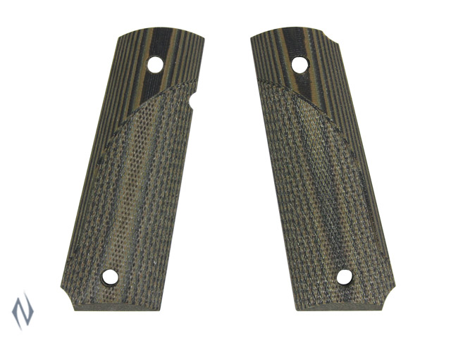 PACHMAYR G10 TACTICAL GRIPS 1911 GREEN / BLACK FINE Image