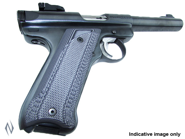 PACHMAYR G10 TACTICAL GRIPS RUGER MKII MKIII GREEN / BLACK FINE Image