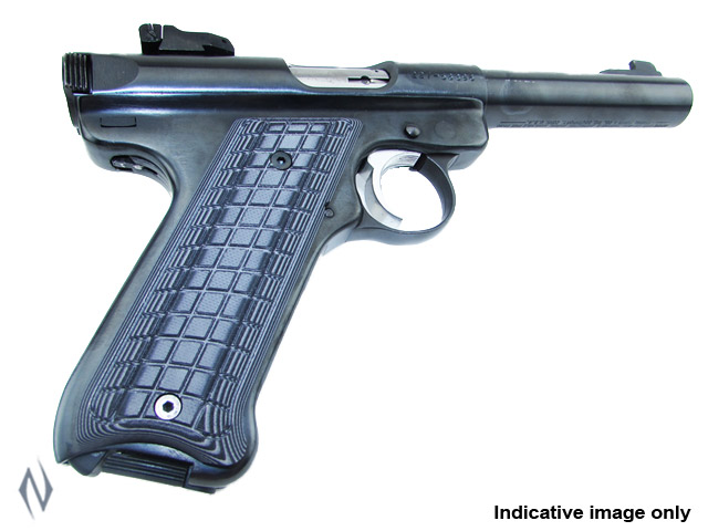 PACHMAYR G10 TACTICAL GRIPS RUGER MKII MKIII GREEN / BLACK COARSE Image