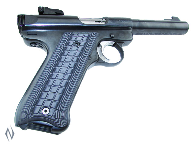 PACHMAYR G10 TACTICAL GRIPS RUGER MKII MKIII GREY / BLACK COARSE Image