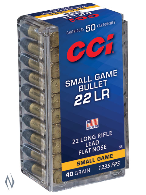 CCI 22LR SGB 40GR LFN 1235FPS Image