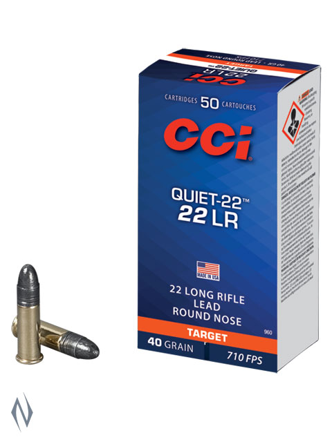 CCI 22LR QUIET 40GR LRN 710FPS Image