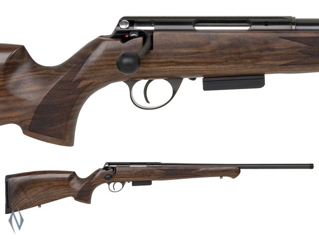 ANSCHUTZ 1771D 223 REM 4 SHOT GERMAN STOCK RIFLE 20" THREADED Image