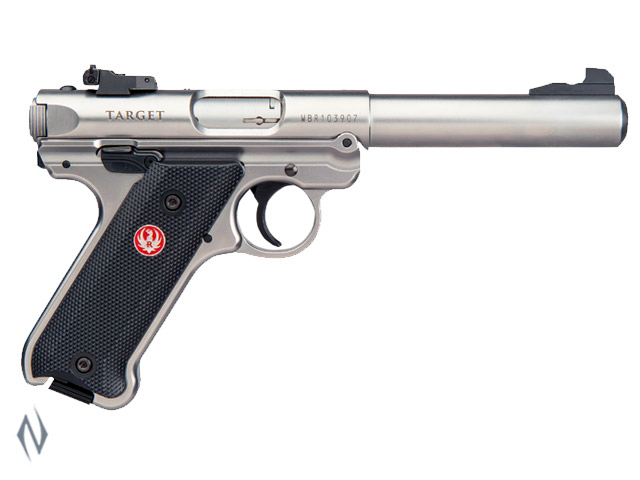 RUGER MKIV 22LR TARGET STAINLESS 140MM Image