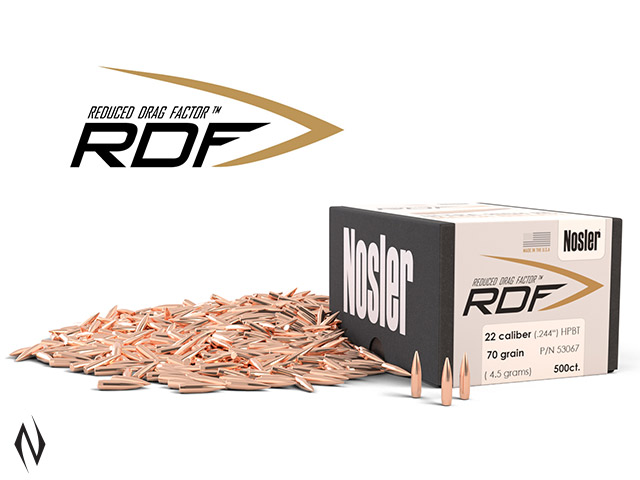 NOSLER RDF 224 70GR HPBT 500PK Image