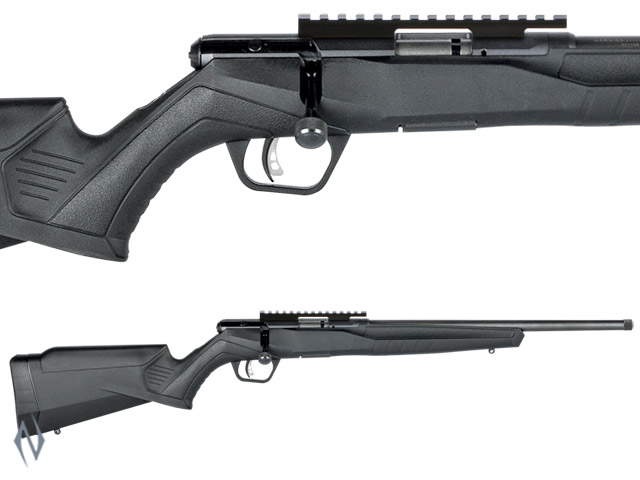 SAVAGE B22 22LR FVSR BLUED SYNTHETIC VARMINT THREADED 16.5" Image