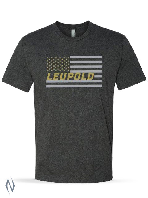 LEUPOLD FLAG T-SHIRT CHARCOAL XL XXXX Image