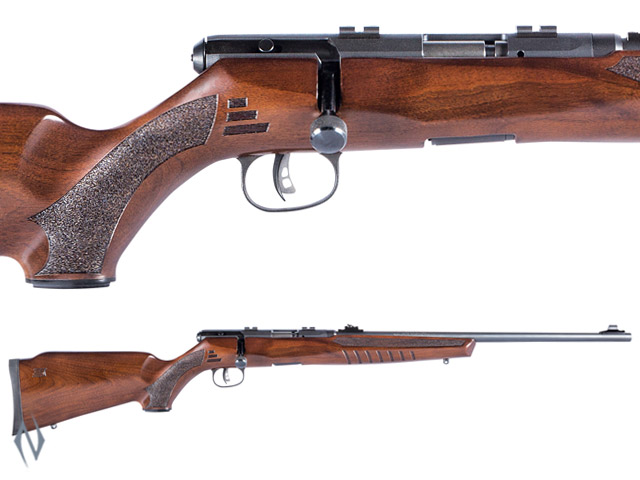 SAVAGE B22 22LR G BLUED WOOD 10 SHOT Image