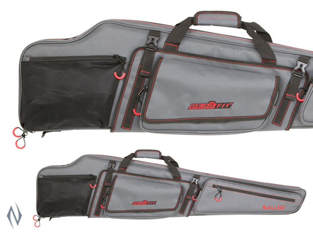 ALLEN GEAR FIT DAKOTA RIFLE CASE GREY / RED 48" Image