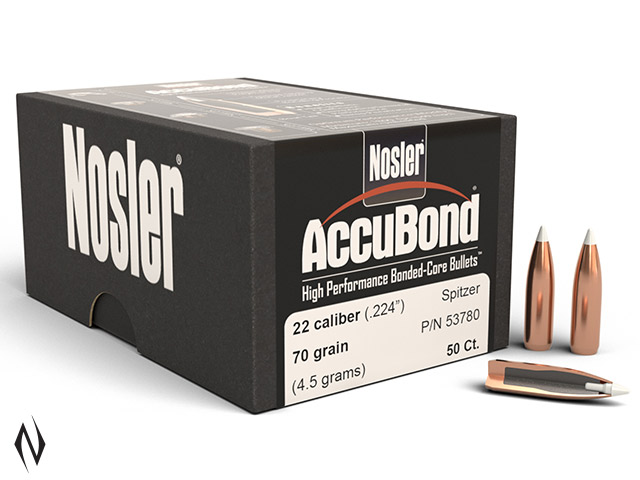 NOSLER 224 70GR ACCUBOND 50PK Image