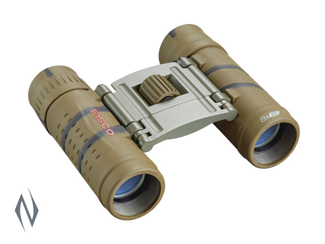 TASCO ESSENTIALS 8X21 ROOF BROWN CAMO BINOCULAR Image