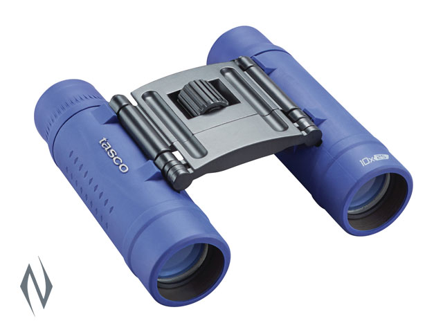 TASCO ESSENTIALS 10X25 ROOF BLUE BINOCULAR Image