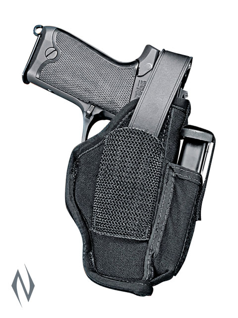 UNCLE MIKES AMBIDEXTROUS SIDEKICK HOLSTER BLACK + CARTRIDGE LOOP Image