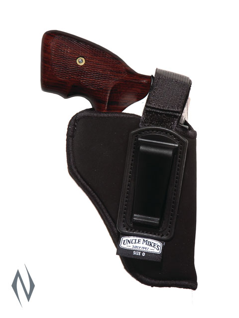 UNCLE MIKES INSIDE THE PANTS HOLSTER BLACK SIZE 0 RH Image