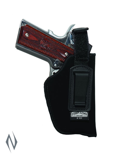 UNCLE MIKES INSIDE THE PANTS HOLSTER BLACK SIZE 16 LH Image