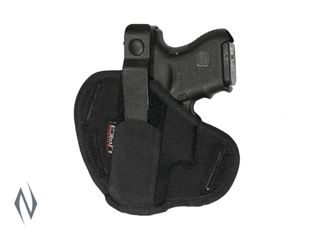 UNCLE MIKES SUPER BELT SLIDE HOLSTER BLACK SIZE 12 AMBI Image